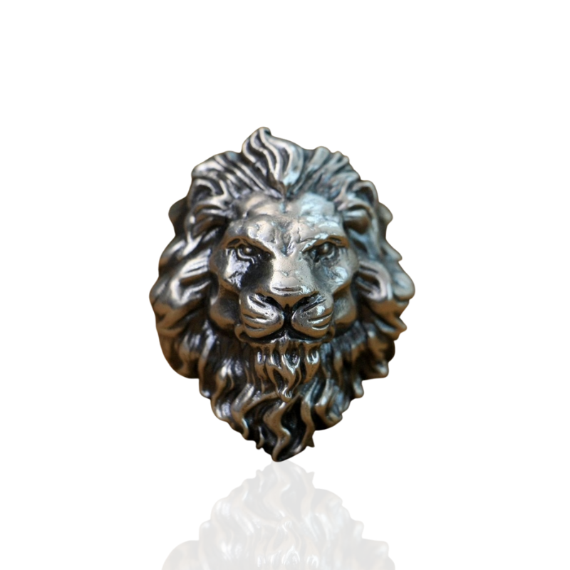 "King of Lion" Ring 925 Silber