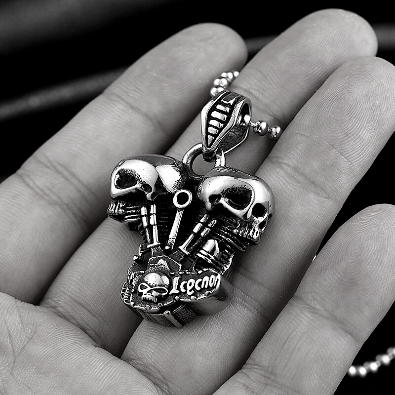 V2 Skull Kette